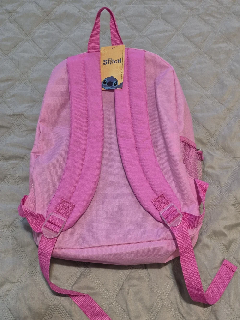 Stitch Pink & Blue Kids Backpack Bundle with Matching Stationery